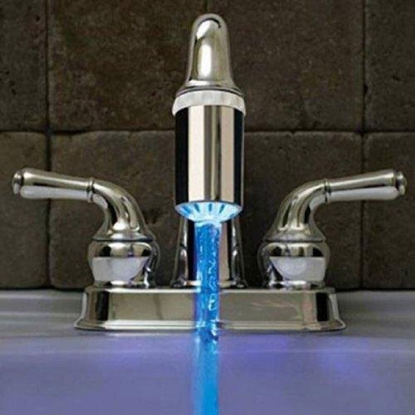 Anself 7 couleurs changeantes robinet deau robinet lumineux à LED embout de robinet 